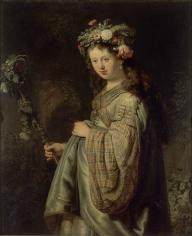 Rembrandt Saskia als Flora Foto Wikipdia