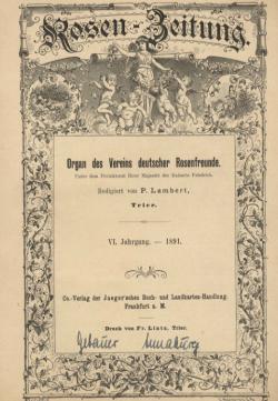 Rosenzeitung Cover