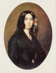 George Sand Gemälde von Charpentier Foto Wikipedia